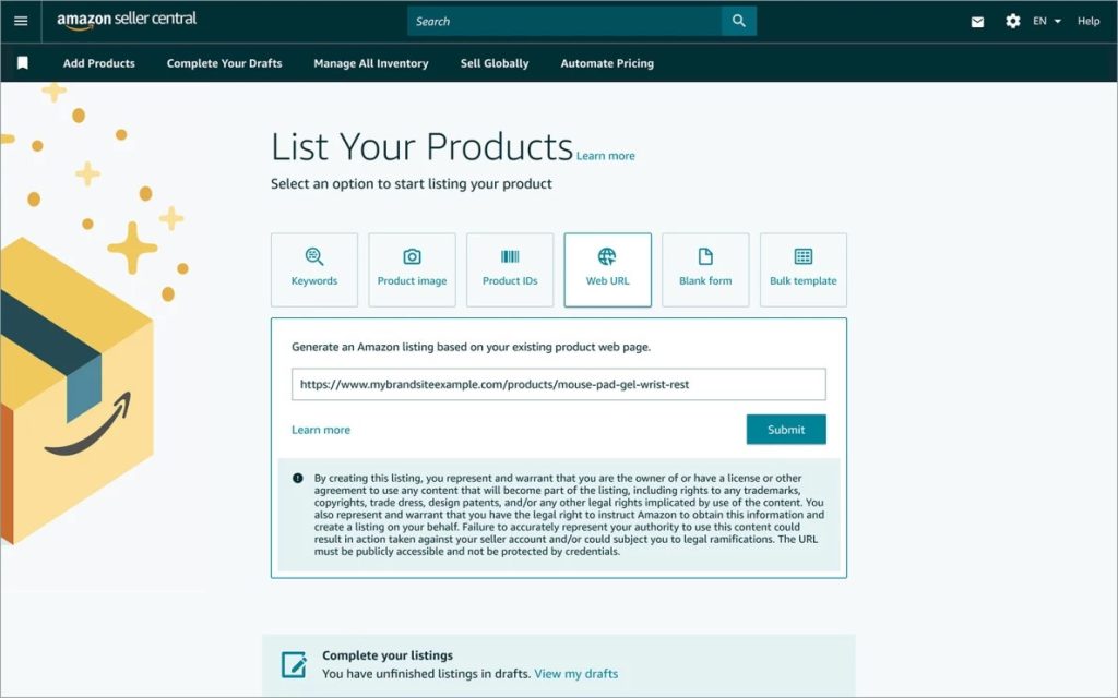Amazon Sellers Can Now Create Listings with AI-Powered URL Tool Amazon Sellers Can Now Create Listings with AI-Powered URL Tool