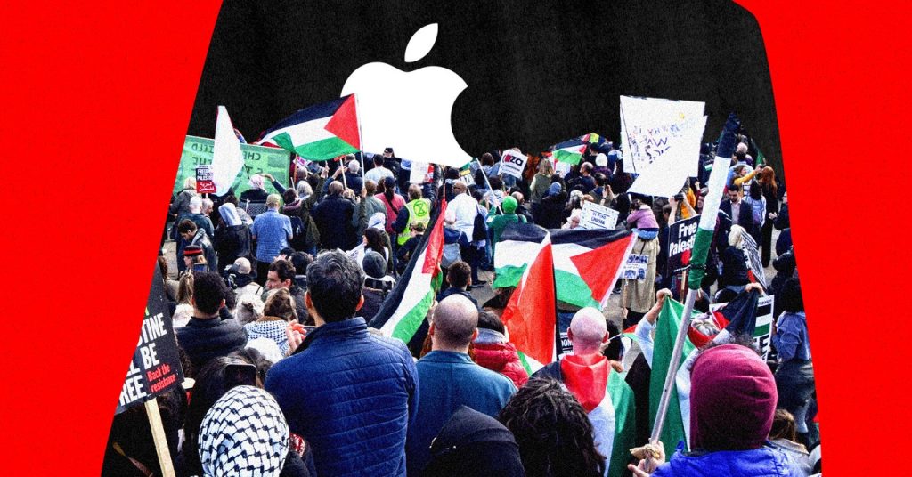 Apple Store Workers Claim Discipline for Supporting Palestine Apple Store Workers Claim Discipline for Supporting Palestine