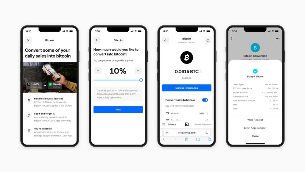 Square Merchants Can Now Convert Daily Sales to Bitcoin with Block
