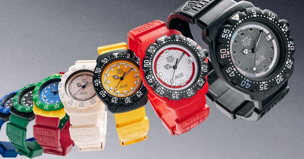 TAG Heuer Unveils Limited-Edition Kith Formula 1 Watch for 2024